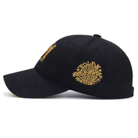 Casquette de baseball unie personnalisée à prix d'usine, en tissu imperméable de haute qualité, broderie personnalisée, style vintage, chapeau de créateur