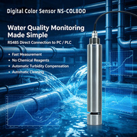 Sonde de turbidité numérique NOBOTECH NS-COL800 avec capteur de couleur et sortie RS485 et 4-20mA pour l'analyse de la qualité de l'eau