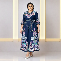 Abaya longue à manches longues, plissée en V, style Dubaï, respirante, confortable pour femme musulmane, idéale au quotidien, collection Loriya personnalisée, pour l'été et l'automne