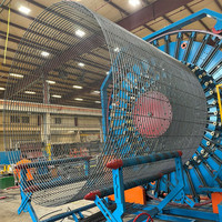 Machine automatique de soudage de cages de tuyaux en béton