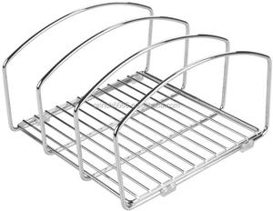 Organizzatore per Utensili da Forno Cromato 2026, <span class=keywords><strong>Porta</strong></span> <span class=keywords><strong>Teglie</strong></span> in Acciaio e Supporto per Taglieri - Product Image 4