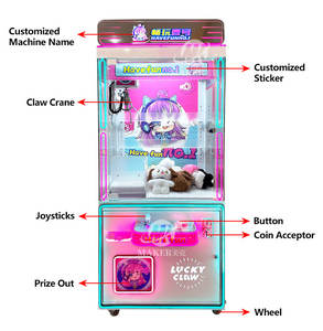 เครื่องทำกรงเล็บสำหรับเด็กและผู้ใหญ่รางวัลเครื่องกรงเล็บแบบเติมของเล่นขนาดจริงอาเขตขนาดใหญ่สำหรับชีวิต - Product Image 2