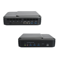 Nueva Mini PC de Escritorio, Doble Ethernet, Procesador Intel, Servidor Linux, Windows 11, Computadora para Juegos con IA, GPU, SSD