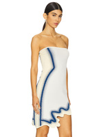 Robe courte décontractée pour femme, bustier unique, style streetwear, design patchwork irrégulier, vêtements de boutique tendance