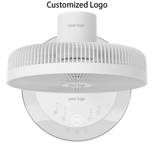 Ventilateur sur pied puissant RUNAL à circulation d'air avec lumière LED, télécommande et alimentation par batterie pour la maison, réglable - Product Image 3