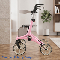 Déambulateur léger pour personnes âgées, cadre durable, soutien à la mobilité, personnalisation OEM, Relaxsmith AR2052, certifié CE