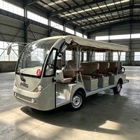 Bus électrique touristique Renqi 14 places pour complexe hôtelier et aéroport, couleur personnalisée, conduite à gauche/droite, 72V 100Ah 4000W, autonomie 80-100km