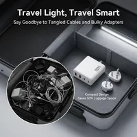 Chargeur mural rapide 140W pour téléphone et ordinateur portable, 2 ports USB-C et 2 ports USB-A, adaptateur QC PD pour périphériques haute puissance - Vente en gros