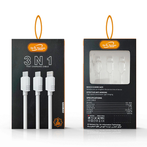 Bán buôn tùy chỉnh thiết kế bao bì Cáp hộp giấy in hộp các tông cho USB hộp cáp với cửa sổ bán buôn - Product Image 3