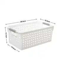 Citylife Small Plastic Storage Basket Bathroom Shelf Baskets Kitchen  Organizing Pantry Storage Bins Plastic Baskets with Handles Basket  Organizer for