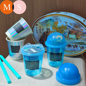 Wholesale Custom Color Boba <strong>Tea</strong> U Shape Printed Logo Lid Drinking Clear Coffee Disposable PET PP Cold Plastic <strong>Cups</strong> For Coffee - Product Image 5