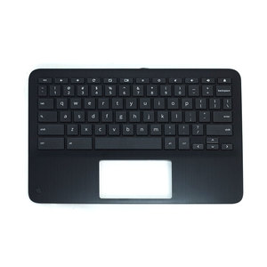 Conjunto de Teclado y Reposamanos N38880-001 para HP Chromebook Fortis x360 11 G3 Serie J, Carcasa Superior Negra de Repuesto - Product Image 1