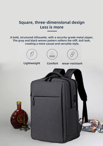 Men's Casual Business <b>Computer</b> <b>Bag</b> Cross-Border Multi-Function School <b>Bag</b> Waterproof Oxford - Product Image 3