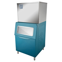 Machine à glaçons commerciale automatique en acier inoxydable pour restaurants, bars et salons de thé