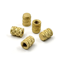 Inserts en laiton ultrasoniques pour injection plastique, moletés, sans plomb, écologiques, sur mesure, fabrication en usine
