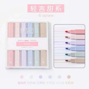 Lot de 6 stylos gel protecteurs pour les yeux, papeterie Kawaii, fournitures scolaires, stylos surligneurs mignons, encre multicolore, couleur personnalisable - Product Image 6