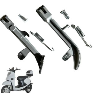 Béquille pour véhicule électrique, support simple en aluminium massif, 40-45Cm, avec accessoires à vis à ressort, pour scooter électrique, vélo pliant - Product Image 1