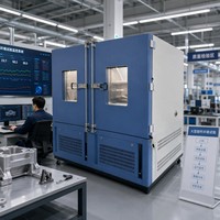 Cámara de Prueba de Temperatura y Humedad Constante de Doble Puerta, Gran Volumen, Equipo de Laboratorio de Estabilidad Climática, Proveedor de Fábrica