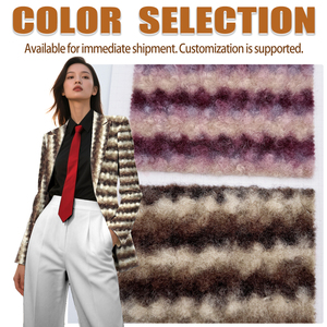 Xương cá Polyester Tweed ấm cúng cho mùa đông phòng chờ Áo khoác & cổ điển Midi Dresses trong kho cung cấp - Product Image 2