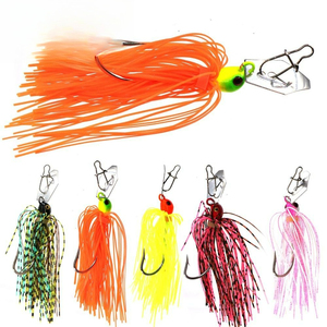 12G Spinnerbait Mồi Câu Cá Bass Buzzbait Nhiều Màu Bass Cá Hồi Cá Hồi Kim Loại Spinner Baits Bơi Đồ Lit - Product Image 1