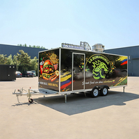 Remorque alimentaire commerciale remorquable Chammp avec équipement de réfrigération complet, stand de concession mobile pour service alimentaire continu toute la journée