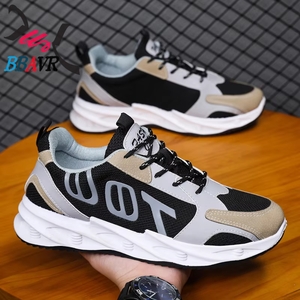 Nouvelles chaussures de sport décontractées pour hommes, en mesh, tendance, antidérapantes, résistantes à l'usure et respirantes, légères pour le printemps et l'automne - Product Image 4