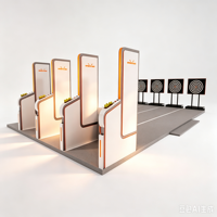 Simulateur de tir à l'arc interactif numérique pour jeux sportifs, machine de jeu d'amusement et de divertissement en salle pour parcs colorés