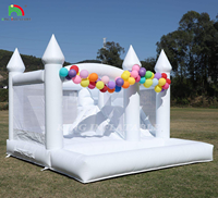 Château gonflable extérieur, trampoline gonflable, plateforme de rebond, fête de mariage, rêve romantique