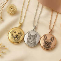 Collar con Placa de Identificación Personalizada para Perro, Grabado con Foto, Acero Inoxidable, Medallón Conmemorativo para Mascotas, Joyería con Nombre de Gato, Regalo DIY
