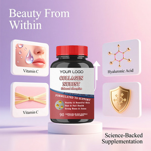 Yetişkin kadın parlayan cilt ve saç büyüme için C vitamini ve antioksidan faydaları ile kollajen kapsül takviyeleri - Product Image 3