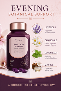 Cápsulas Blandas de Apoyo Botánico Nocturno 100mg 60 Unidades Fórmula Calmante de Lavanda y Manzanilla para la Rutina Nocturna Suplemento Dietético para el Bienestar - Product Image 2