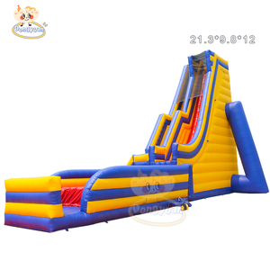 72ft ענקית כחולה מים מקורה שקופיות לשימוש ביתי-מגלשות מים למבוגרים עבור בריכת שחיה פארק טרמפולינה - Product Image 3