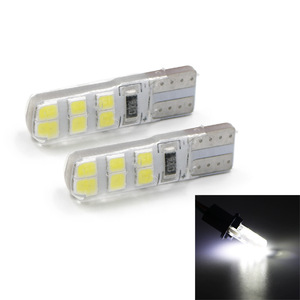 Car T10 silicone light <b>bulb</b>, W5W, 194 x 168, parking light, reading light, retrofit <b>bulb</b>, white 12V. - Product Image 3