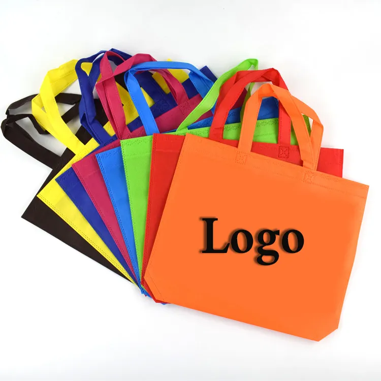 Fabriek Groothandel Aangepaste logo afdrukken non-woven recyclebaar draagtas reclame gift bag