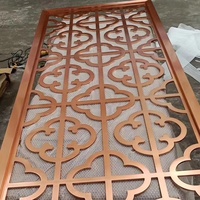 Panneau mural en aluminium en acier inoxydable découpé au Laser, décoration intérieure, écrans et diviseurs de pièce en métal découpé au Laser CNC