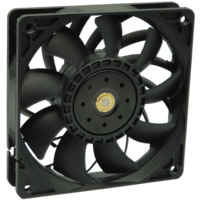 YCCFAN 120x120x25mm YDS1225B12F 1225 6300RPM alto RPM 203.89cfm ventiladores de flujo axial de CC de alta cfm