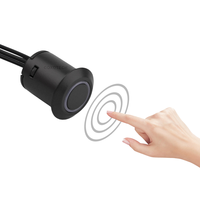 Sensor Sentuh Lampu LED COXO untuk Cermin Meja, Sensor Gerak Tangan PIR, Saklar Sensor Sentuh Cermin LED Pintu Tunggal/Ganda