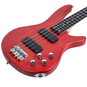 <strong>Bassi</strong> Electric with Elm Body Elm Back and Sides Maple Neck Rosewood Fingerboard for Learners 4 String 24 Frets - Product Image 6