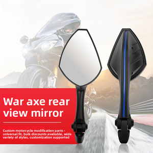 Rétroviseurs de moto réglables - Compatibles avec <span class=keywords><strong>Yamaha</strong></span> TMAX530, Honda CBR400R, Kawasaki Ninja <span class=keywords><strong>250</strong></span>/400 & <span class=keywords><strong>ZX</strong></span>-14R, Suzuki Sai 600 - Product Image 2