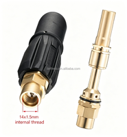 Buse de pistolet à mousse haute pression, raccord rapide 1/4, filetage femelle M14x1.5, noyau en laiton, pièce de rechange pour nettoyeur haute pression, outil de detailing automobile