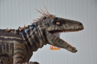 Modèle de dinosaure animatronique personnalisé, costume de dinosaure sur mesure, simulation réaliste, costume en silicone, modèle animatronique