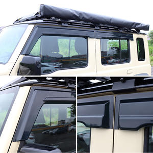 6 Pièces Protection UV Accessoires Jimny Pare-Pluie Noir Déflecteur d'Air Vitre Latérale Voiture pour Suzuki Jimny 2023 2024 5 Portes - Product Image 5