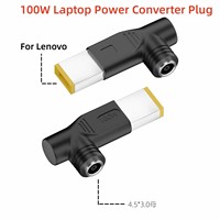 Adaptateur de convertisseur d'alimentation CC 100W 7.9x5.5 7.4x5.0 5.5x2.5 4.5x3.0 6.0x3.7mm vers prise carrée pour chargeur d'ordinateur portable Asus Lenovo