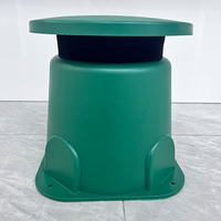 Thinuna LS-701B 30W Système de sonorisation Haut-parleurs de jardin en plastique coaxiaux étanches Haut-parleurs de pelouse pour paysage extérieur Alimentation passive