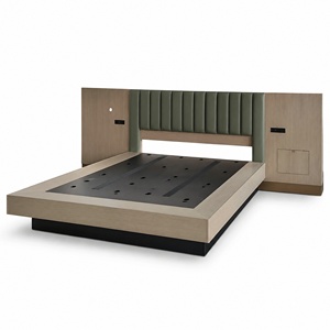 2026 5 4 3 Star Wyndham Days Inn Queen Headboard King Size Bed Solid Wood King Size Hotel Beds Modern Design Hotel Furniture Set