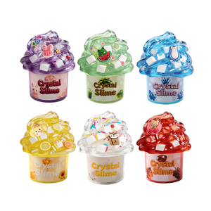 Kit de slime transparent en gros, non collant, avec logo personnalisé, jouets sensoriels DIY pour les vendeurs e-commerce, approvisionnement en gros - Product Image 1