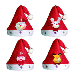 La dernière LED à la mode illumine les chapeaux de père noël de noël de renne de bonhomme de neige de noël pour la décoration de fête - Product Image 1