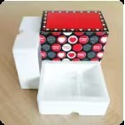 Caja de espuma de copa blanca de grado AA