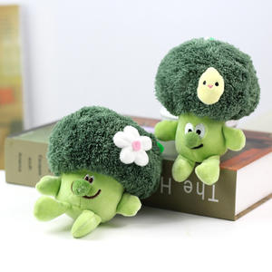 Poupées en peluche de légumes super douces sur mesure avec doublure en maille Jouet en peluche de brocoli - Product Image 3
