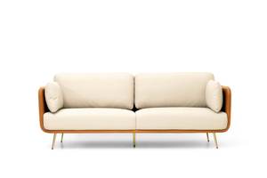 Sofá suave de lujo con patas doradas, modelo nuevo, 2022 - Product Image 3